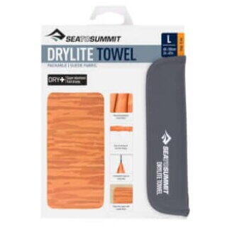 Hiking towel 60x120 DryLite Towel outback sunset Sea To Summit Orange 1 pc