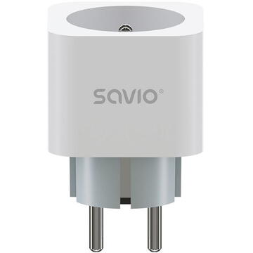 SAVIO WI-FI smart socket, 16A, AS-01, White