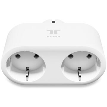 Set: 2 x TESLA double socket TSL-SPL-2PLGD