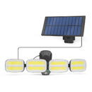 Phenom Reflector solar cu senzor de mișcare - cu unitate solară prin cablu - 8 LED-uri COB