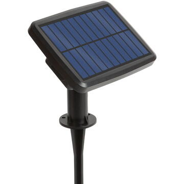 Șir de lumini solare inteligente - 15 LED-uri albe - temperatură de culoare reglabilă - 7,5 m - bluetooth