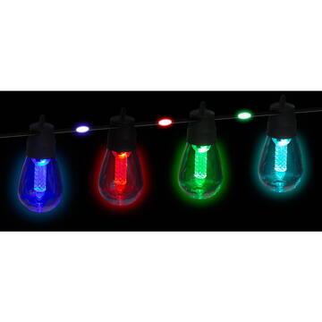 Șir de lumini solare inteligente - 84+15 LED-uri RGB - 14,5 m - bluetooth