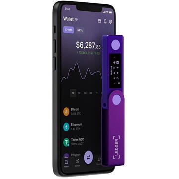 Ledger Nano X Amethyst Purple Crypto Hardware Wallet