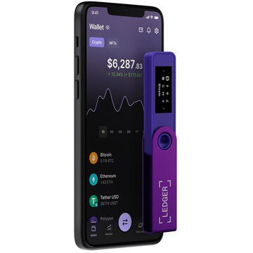 Ledger Nano S Plus Amethyst Purple Crypto Hardware Wallet