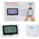 Termostat inteligent PNI CT36 PRO fara fir, WiFi 2.4GHz, control prin Internet APP TuyaSmart, regim iarna-vara, pentru centrale termice