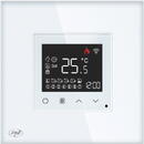 Termostat inteligent PNI CT26W WiFi incalzire in pardoseala electrica sau grup pompare, senzor pardoseala inclus, 10A, montaj incastrat, control din aplicatia Tuya Smart, programare zilnica, mod manual/automat