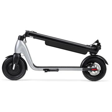 JIVR Trotineta electrica Plus JSP-120-0, 350W, 25km/h, 120Kg, Negru/Argintiu