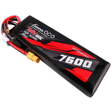 Gens ace G-Tech 7600mAh 7.4V 60C 2S2P Lipo Battery PC mat