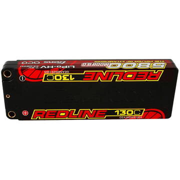 Gens ace Redline Series 5800mAh 7.6V 130C 2S1P HardCase 56# HV Ultra LCG LiPo Battery