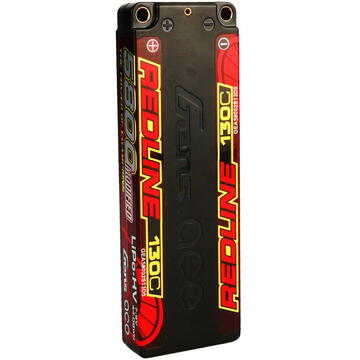 Gens ace Redline Series 5800mAh 7.6V 130C 2S1P HardCase 56# HV Ultra LCG LiPo Battery