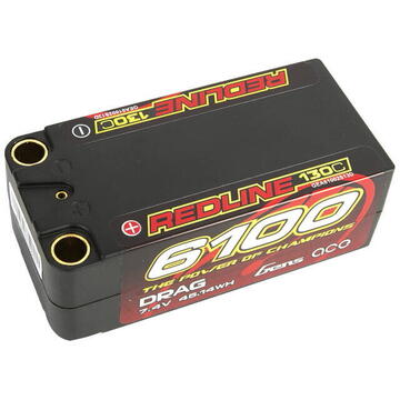 Gens ace Redline Series 6100mAh 7.4V 130C 2S2P HardCase 71# LiPo Battery