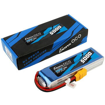 Gens ace 5000mAh 11.1V 45C 3S1P lipo battery with XT90 Plug