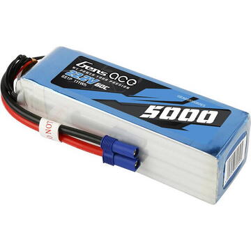 Gens ace 5000mAh 22.2V 60C 6S1P Lipo Battery Pack