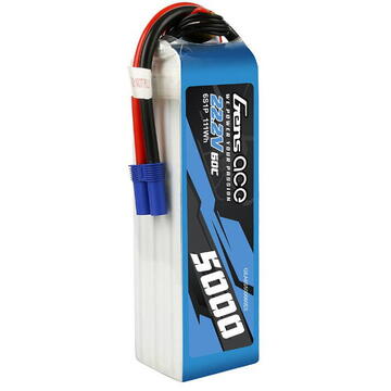 Gens ace 5000mAh 22.2V 60C 6S1P Lipo Battery Pack