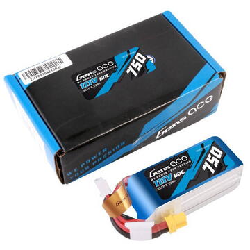 GENS ACE 750MAH 11.1V 60C 3S1P LIPO BATTERY PACK WITH XT30