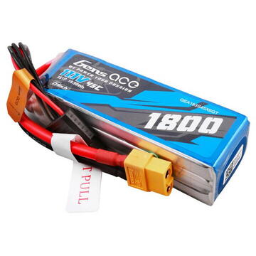 Gens ace G-Tech 1800mAh 11.1V 45C 3S1P Lipo Battery Pack with XT60 Plug