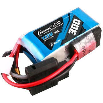 Gens ace G-Tech 300mAh 11.1V 45C 3S1P Lipo Battery Pack with JST-SYP Plug