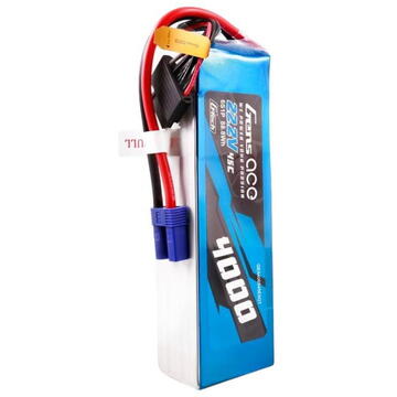 Gens ace G-Tech 4000mAh 22.2V 45C 6S1P Lipo Battery Pack with EC5 plug