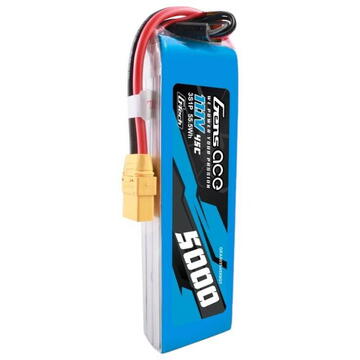 Gens ace G-Tech 5000mAh 11.1V 45C 3S1P lipo battery with XT90 Plug