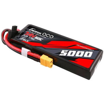 Gens ace G-Tech 5000mAh 7.4V 60C 2S1P Lipo PC material case with XT60 Plug