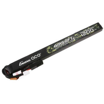 Gens ace 25C 1200mAh 3S1P 11.1V Airsoft Gun Lipo Battery with mini Tamiya Plug Long size