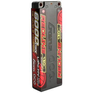 Gens ace Redline Series 6000mAh 7.6V 130C 2S2P HardCase 57# HV Lipo Battery