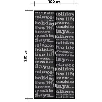 Garden of Eden Plasa tantari pt. usi - inchidere magnetica, 100x210 cm