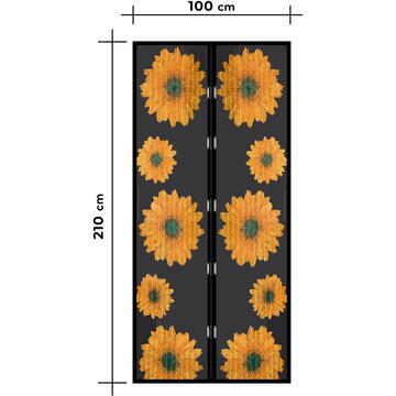 Garden of Eden Plasa tantari pt. usi - inchidere magnetica, 100x210 cm