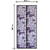 Garden of Eden Perdea anti-ţânţari pt. uşi cu închidere magnetică 100 x 210 cm, Model fluturi violeţi