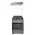 Pachet Studio Casa Aragaz Scala Graphite Grey 60 cm si hota clasica inox, 4 arzatoare gaz, Grill electric, Rotisor, Gratare fonta, Aprindere electrica, Clasa energetica A, Gri