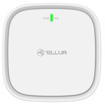 Tellur Senzor de gaz WiFi Smart, DC12V 1A, Alb