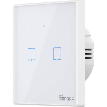 Smart Switch WiFi + RF 433 Sonoff T2 EU TX (2-channel) updated