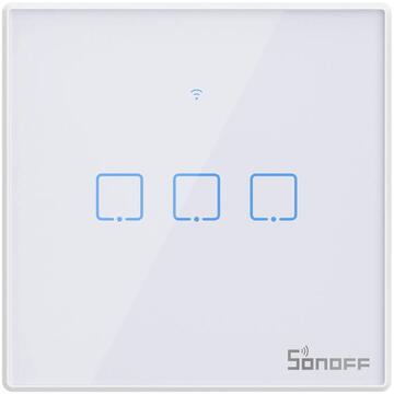 Smart Switch WiFi + RF 433 Sonoff T2 EU TX (3-channel) updated