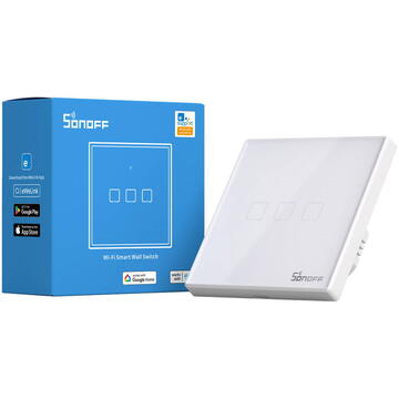 Smart Switch WiFi + RF 433 Sonoff T2 EU TX (3-channel) updated