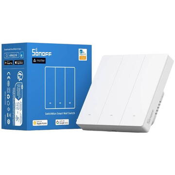 Smart wall switch SONOFF M5-3C-86W Matter (3-channel)