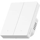 Smart wall switch SONOFF M5-2C-80W Matter (2-channel, to frame)