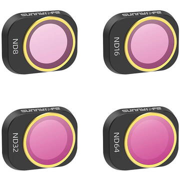 4 Lens Filters ND8, 16, 32, 64 Sunnylife for DJI MINI 4 PRO