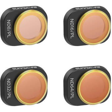 4 Lens Filters ND/PL 8, 16, 32, 64 Sunnylife for DJI MINI 4 PRO