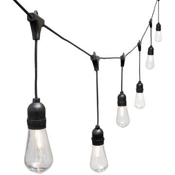 Somogyi Ghirlanda party inseriabila, glob "papaya" cu LED vintage, de exterior, 5 m