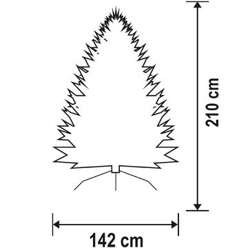 Somogyi Brad artificial, 210 cm