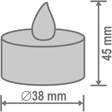 Somogyi Set candele cu LED-uri