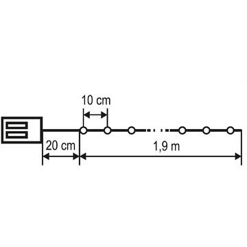 Somogyi Ghirlanda cu LED-uri micro