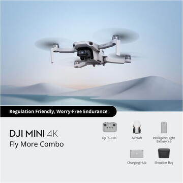 DJI Drona Mini 4K 4K30 12MP