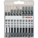 Bosch Set 10xlame fierastrau electric Pentru lemn