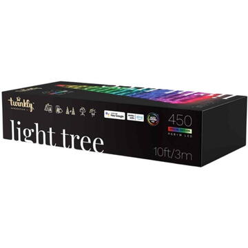 twinkly CHRISTMAS TREE ILLUMINATION 450 LED RGB+W BT WIFI 3M