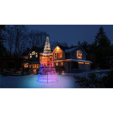 twinkly Pom de Craciun pentru exterior 1000 RGB+W LED 6 m/19.5 ft