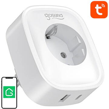 Smart plug WiFi/Bluetooth Gosund SP6 16A USB-C 20W