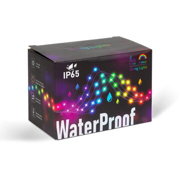 Lumină inteligentă - 100-240V - 66 LED RGB - 10 m - Bluetooth