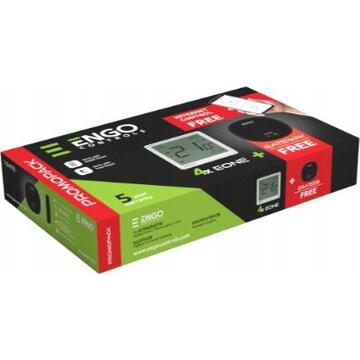 Engo Controler de temperatură ZigBee încastrat, 230V, negru 4 buc., gateway internet ZigBee