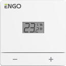 Engo Controler de temperatură cu fir, EASY230W, zilnic, montat la suprafață, alb, 230V